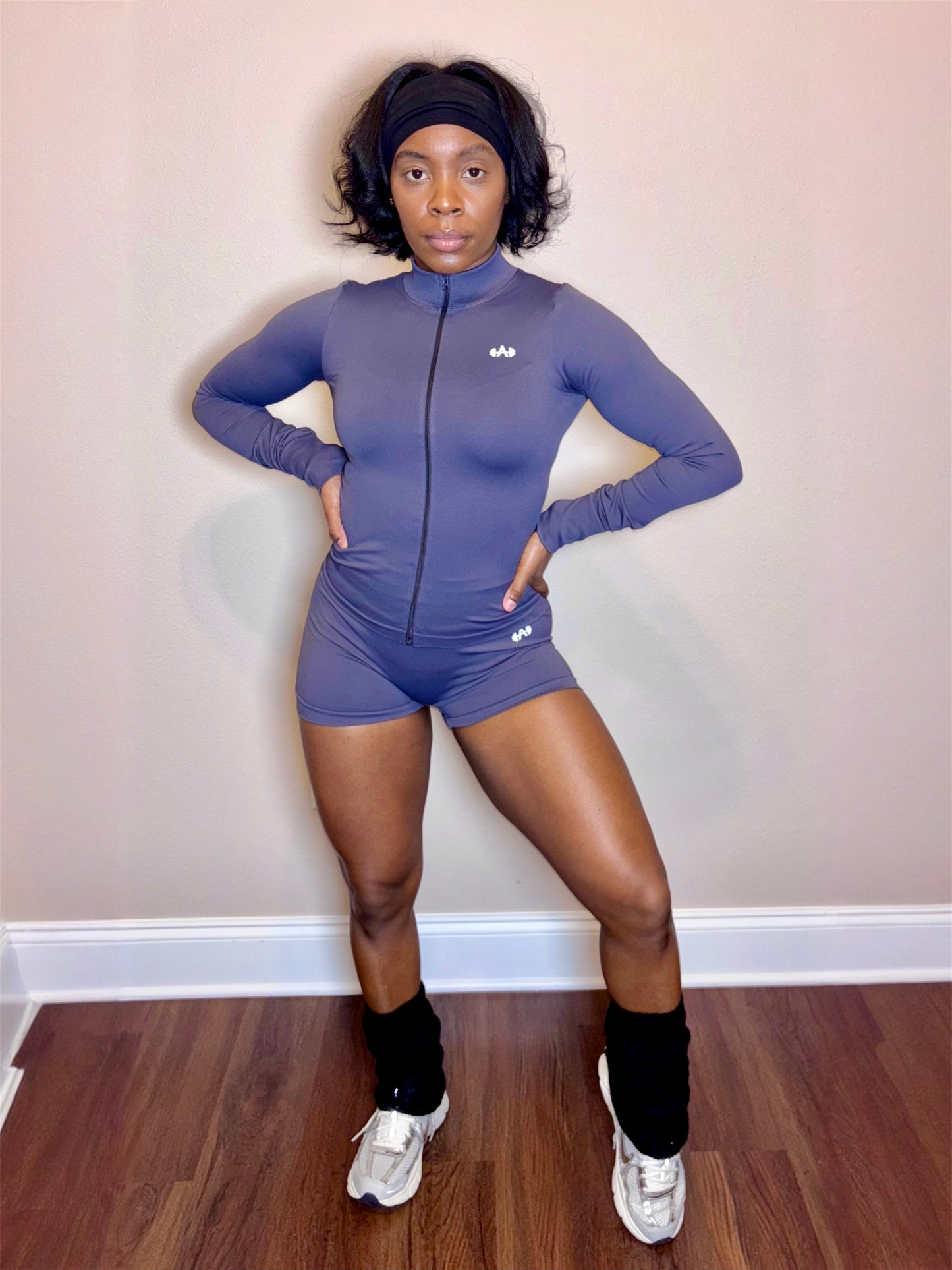 Seamless Jacket Short Set